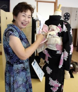 浴衣着付け　佐野2